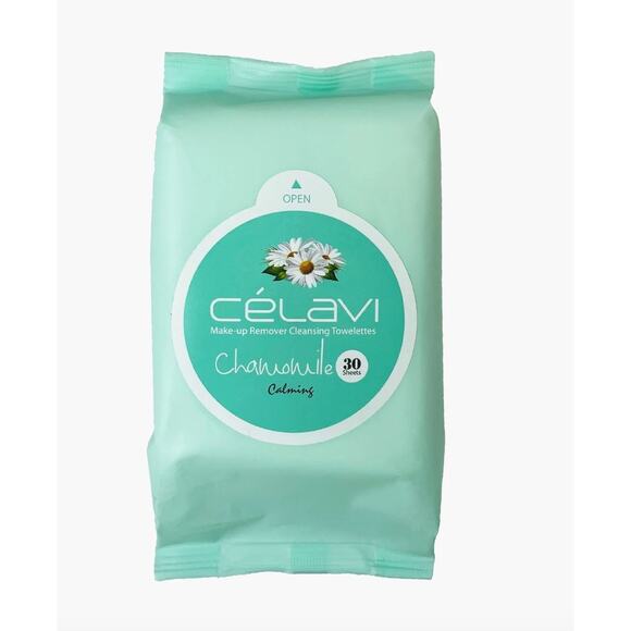 K-Care Celavi Makeup Remover Cleansing Wipes 30 pc per pack*Chamomile*2 pack - Picture 1 of 1